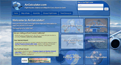 Desktop Screenshot of aircalculator.com